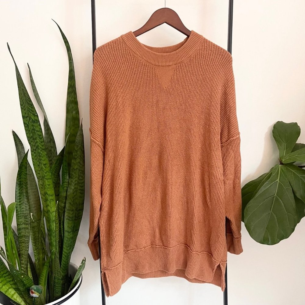 Aerie CozyUp Ribbed Sweater